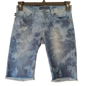 Rock & Republic Womens Coachella Shorts Blue Size 4 Cotton Blend Pockets Stretch